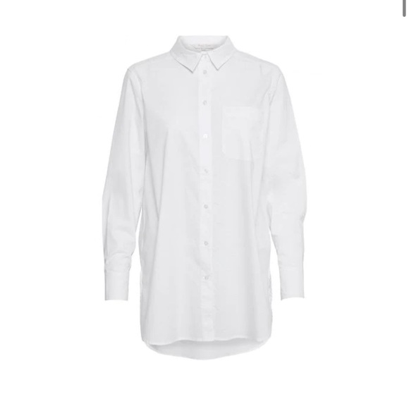 Part Two crisp button down oversized shirt - Picture 3 of 10